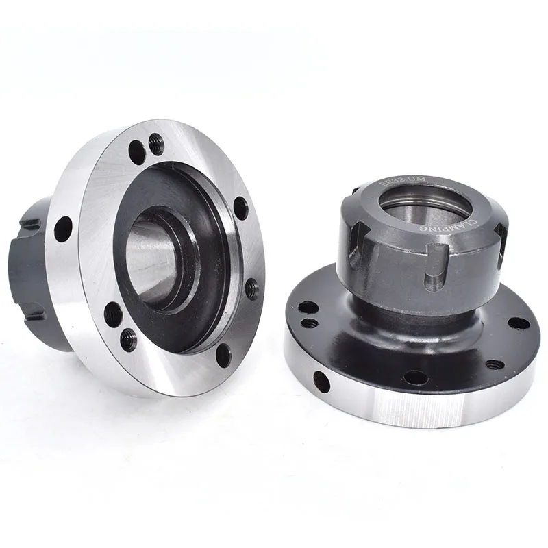 ER16 ER50 ER25 ER32 ER40 100mm 80mm Diameter Mini Flange Four Axis cartridge Collet Fixture Chuck For CNC Milling Lathe Tool