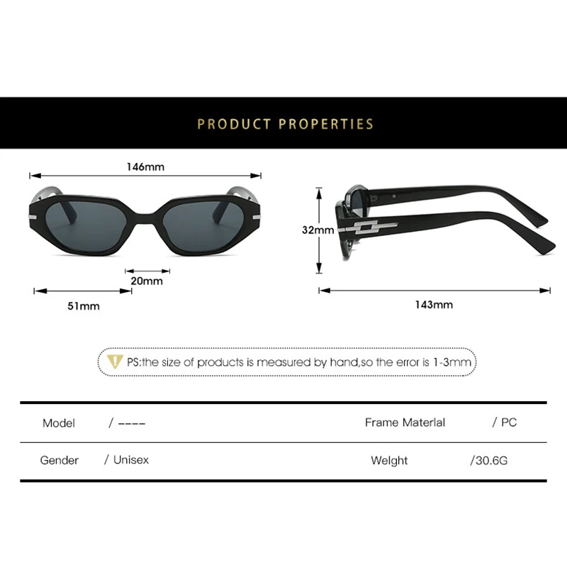 Fashion Small Frame Vintage Square Sunglasses Women For Men Luxury Brand Designer Punk Sun Glasses Trending Rivet Shades UV400 image 4