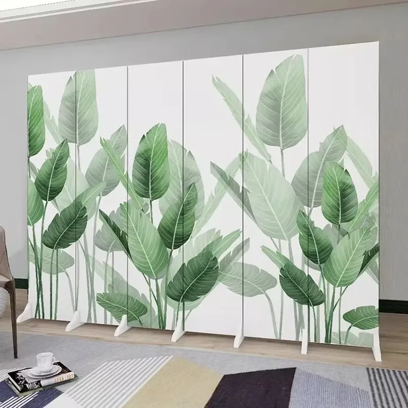 Nordic Folding Room Divider Screen Portable Privacy Partition for Bedroom Living Room Home Office Simple Modern Mobile