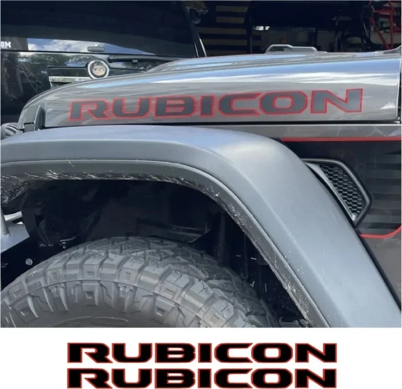 

for Jeep Wrangler RUBICON Car Sticker 3d Car Stickers Exterior Truck Decal Novelty Auto Supplies Decorations Accessories Decals