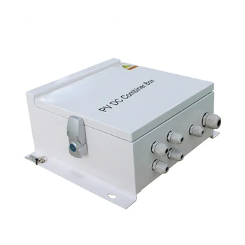 Ip65 5 In 1 Out 6 Strings 15a 1000v Dc Solar Pv Array Combiner Box With Circuit Breakers And Lightning Arrester