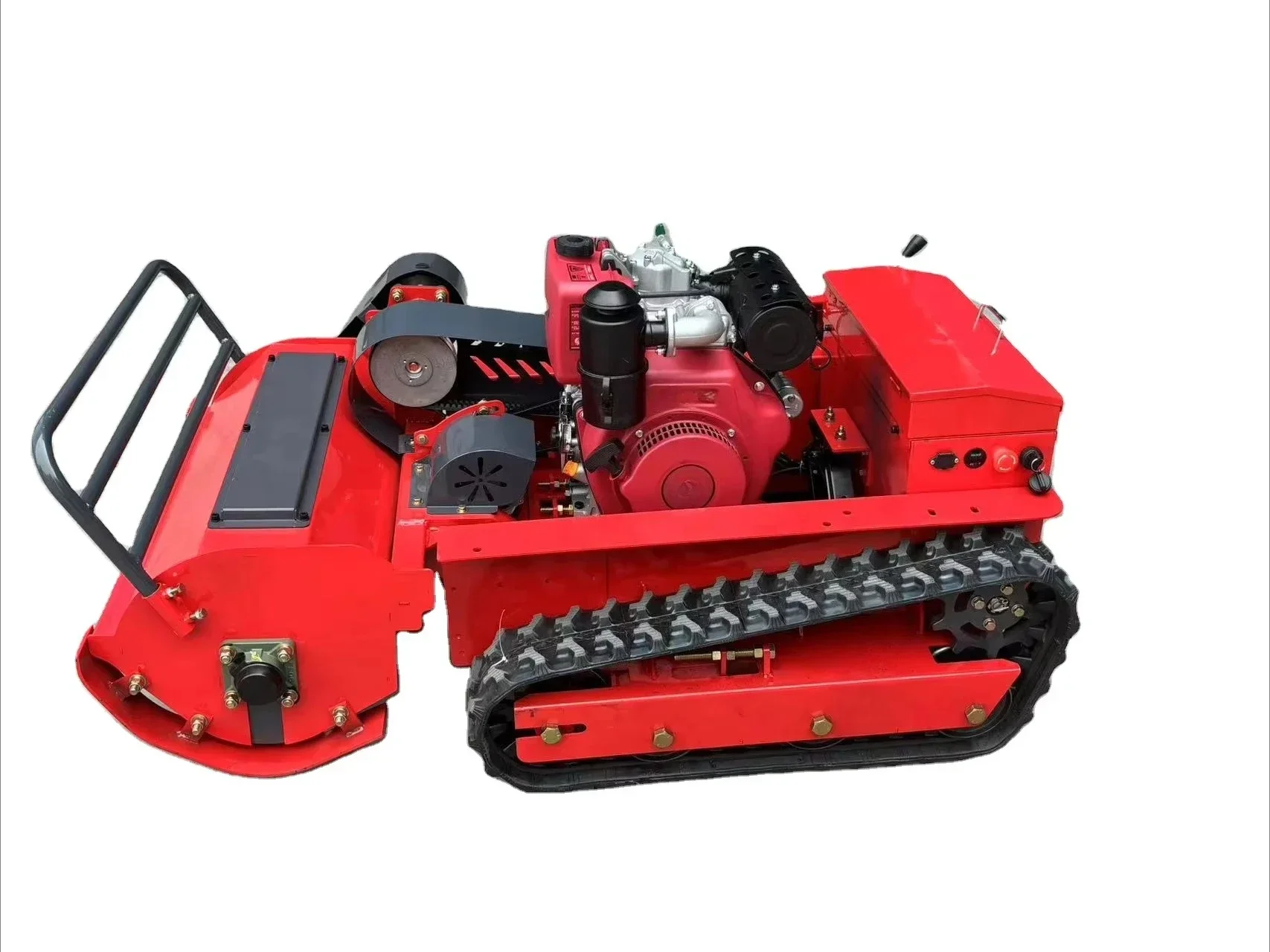Smart Home Ro bot Lawnmower 4-Stroke Remote Control Mini Farm Mower Intelligent Crawler Industrial Grade Lawn Care