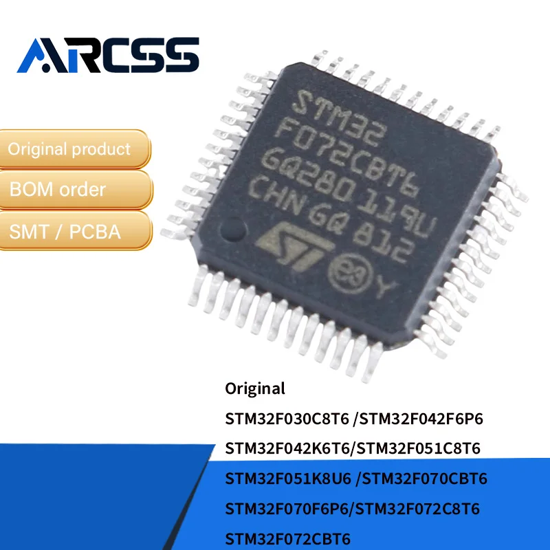 STM32F030C8T6 /STM32F042F6P6/STM32F042K6T6/STM32F051C8T6/STM32F051K8U6 /STM32F070CBT6 /STM32F070F6P6/STM32F072C8T6/STM32F072CBT6
