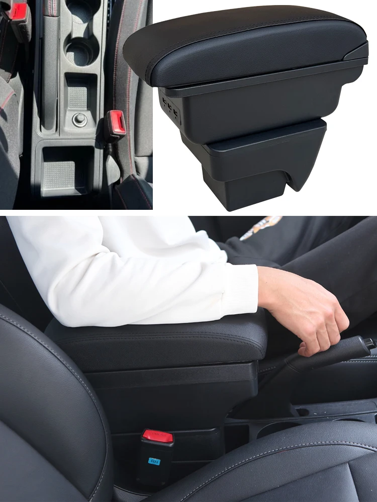 Voor Seat Ibiza Armsteun Doos Voor SEAT ARONA IBIZA 6L 6J 2017-2025 Auto Armsteun Auto Opbergdoos Retrofit interieur Auto Accessoires - afbeelding 2