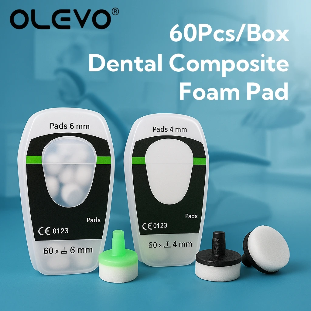 

60pcs/Box Dental Foam Pad Composite Light Cure Resin Filling Molding Fast Quick Foam Pads Dentistry Teeth Whitening Materials