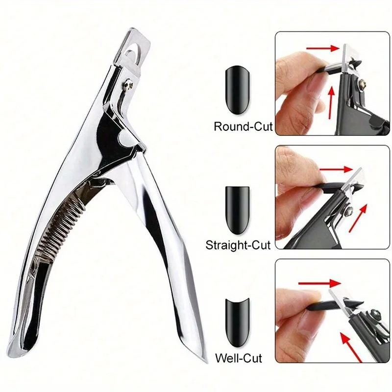 스테인레스 스틸 손톱깎이 세트, U자형 니퍼, 엣지 커터, 큐티클 푸셔 및 죽은 피부 제거제가 포함된 매니큐어/페디큐어 도구