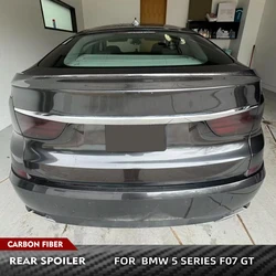 Carbon Fiber Rear Trunk Racing Spoiler Boot Wing  Rear Body Kits For BMW 5 Series F07 Gran Turismo 535I 550I 2010-2017 Pre-LCI