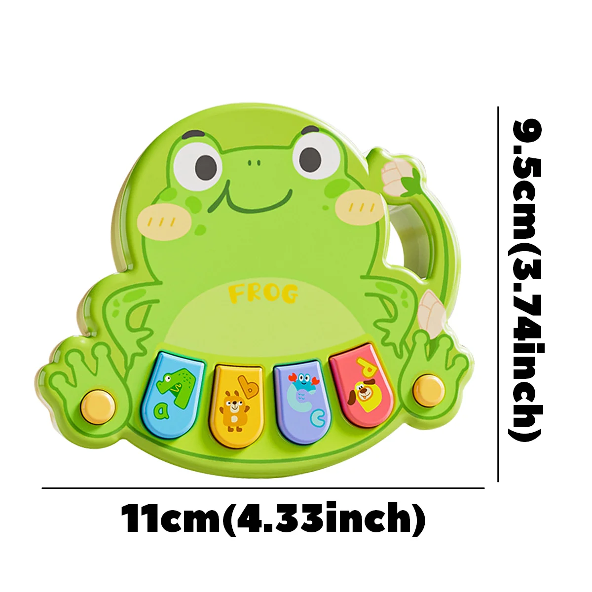 Baby Frog Music Box Toy, Baby Music Enlightenment Toy, Green Frog Keyboard Piano, Baby Birthday Gift