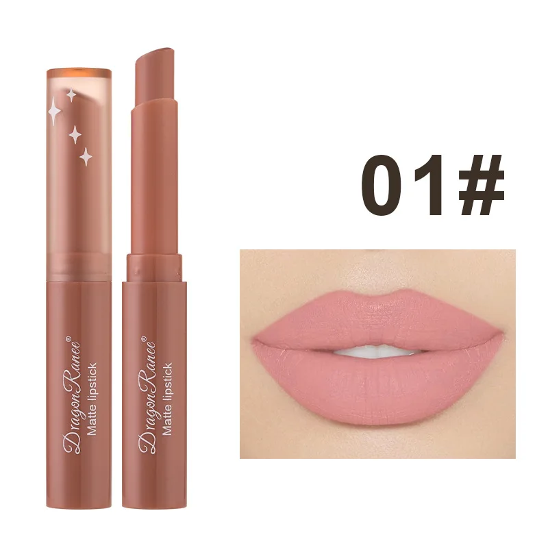 12 Kleur Matte Lippenstift Nude Roze Matte Effen Lipgloss Langdurige Velve Rood Getinte Balsem 24 Uur Waterdichte Make-Up Lipsticks