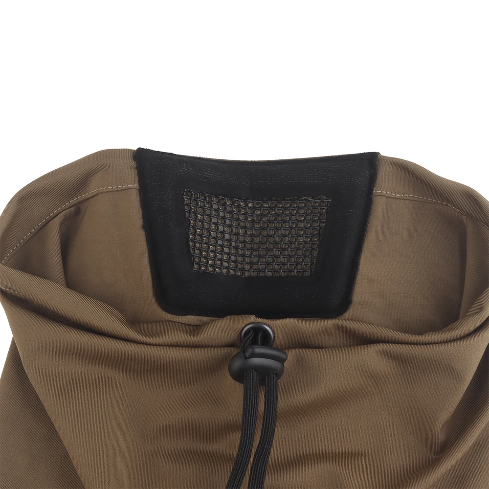 Mezza maschera da cavaliere tattico pieghevole protettiva antivento maschera traspirante CS caccia escursionismo ciclismo tiro accessori