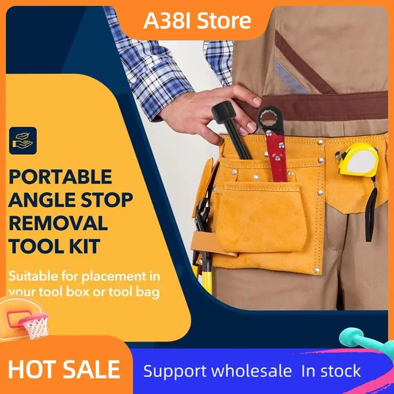 

A38I Plumbing Tools, Useful Angle Wrench Set, Plumbers Wrench Angle Stop Wrench Set Makes Plumbing Jobs Easier