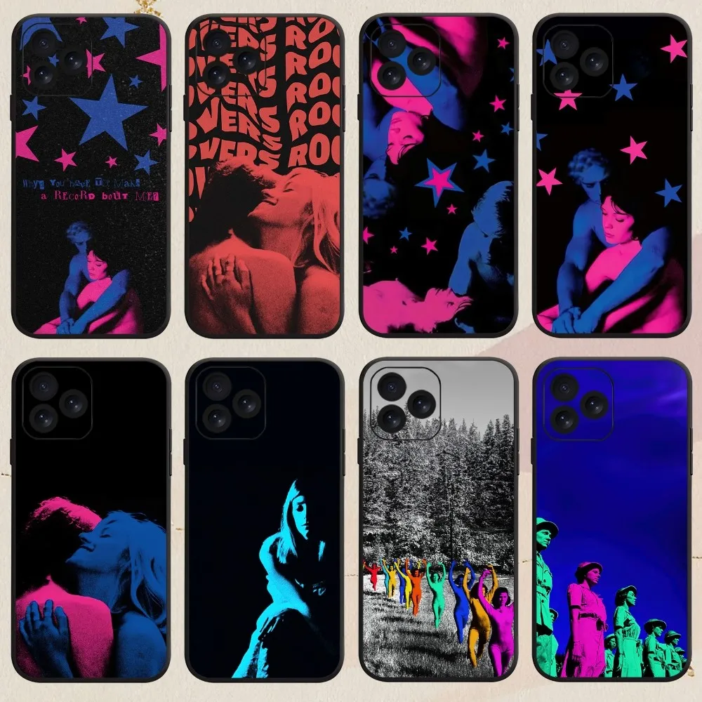 Band T-TV Girl Who Really Cares French Exit Phone Case For iPhone 8 14 15 13 12 11 Mini X Xr XS Pro MAX Plus Shell