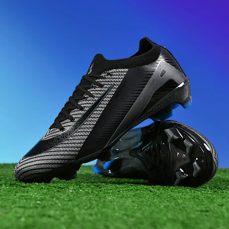 Professional Original Mens Football Boots for Kid Fg/TF Training Studded Fast Soccer Cleats Non Slip Football Shoes for Man