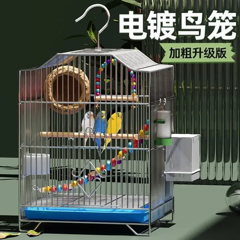 Cockatoo Cage Stainless Steel Villa Large Tiger Bugs Breeding Cage