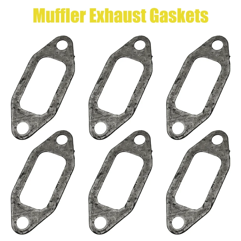 6pcs/lot Exhaust Muffler Gasket for Husqvarna 362 365 371 372 372XP 385 390 #503 77 59-01 Replace 503 77 59-01