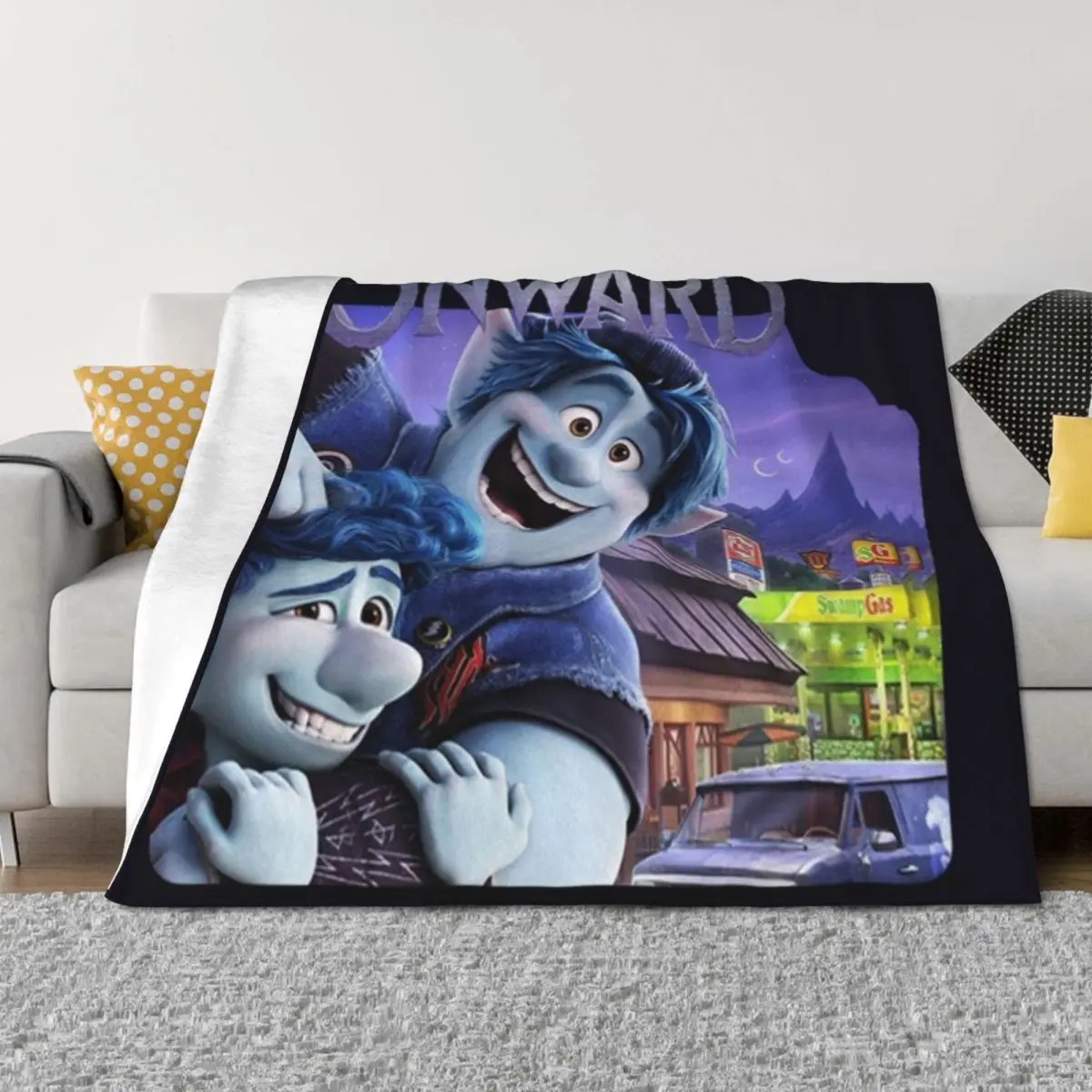 

Onward Ian and Barley Throw Blanket Sofa Quilt Weighted Bed linens Bed Fashionable Blankets