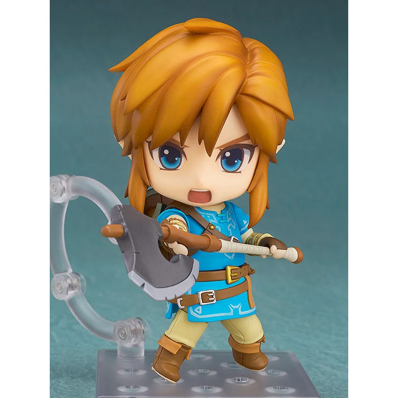 متوفر في المخزون ابتسامة جيدة GSC 733 Nendoroid أسطورة زيلدا لينك التنفس من البرية Ver DX طبعة الشكل أنيمي عمل نموذج اللعب