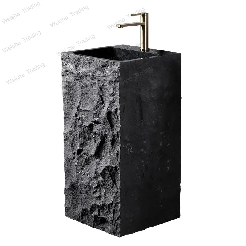 

Stone Pedestal Basin Floor Outdoor Courtyard WashBasin Garden Sink Balcony Light Luxury WashBasin