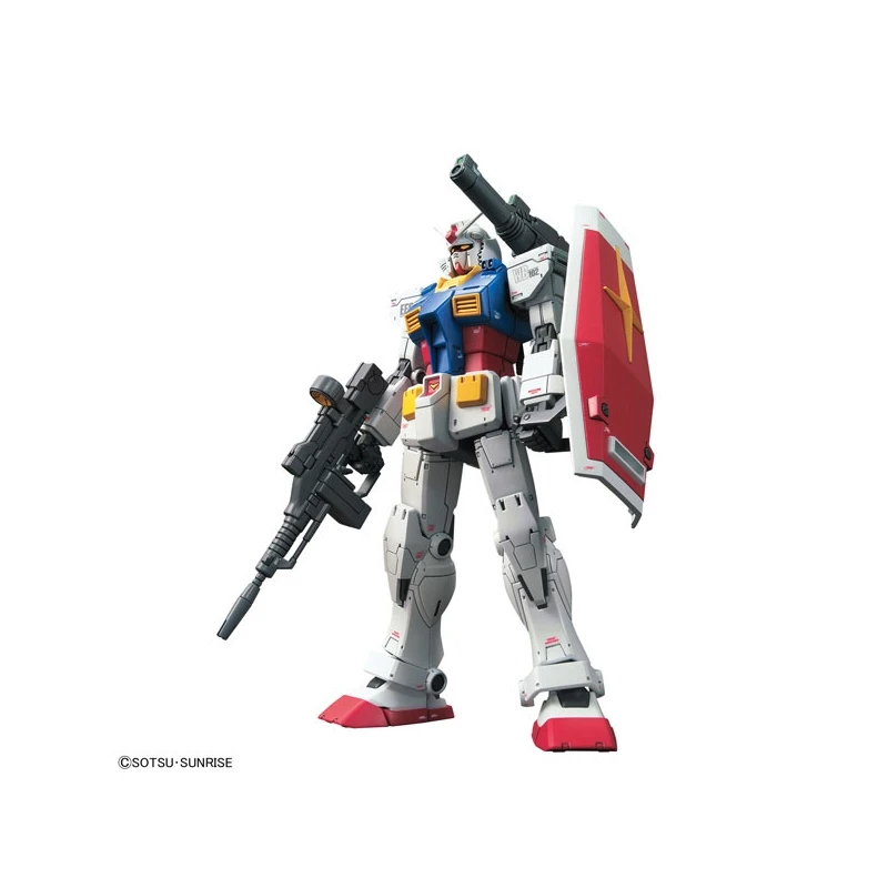 

Bandai HG Mobile Suit Gundam GTO 1 Vs. 144 RX-78-2 Yuan Zumovable Doll Tabletop Case Display Boy's Birthday Gift