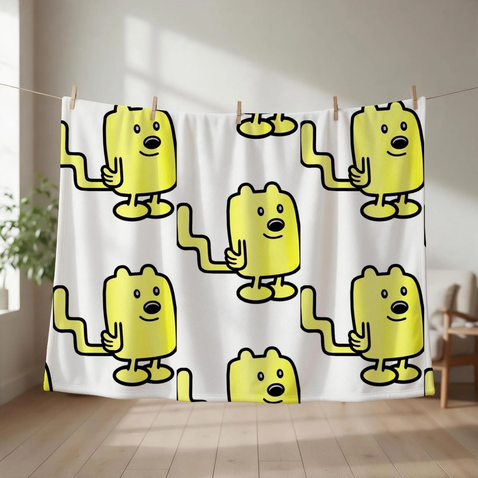 Wow Wow Wubbzy Throw Blanket Decorative Beds Sofa Vintage manga Blankets
