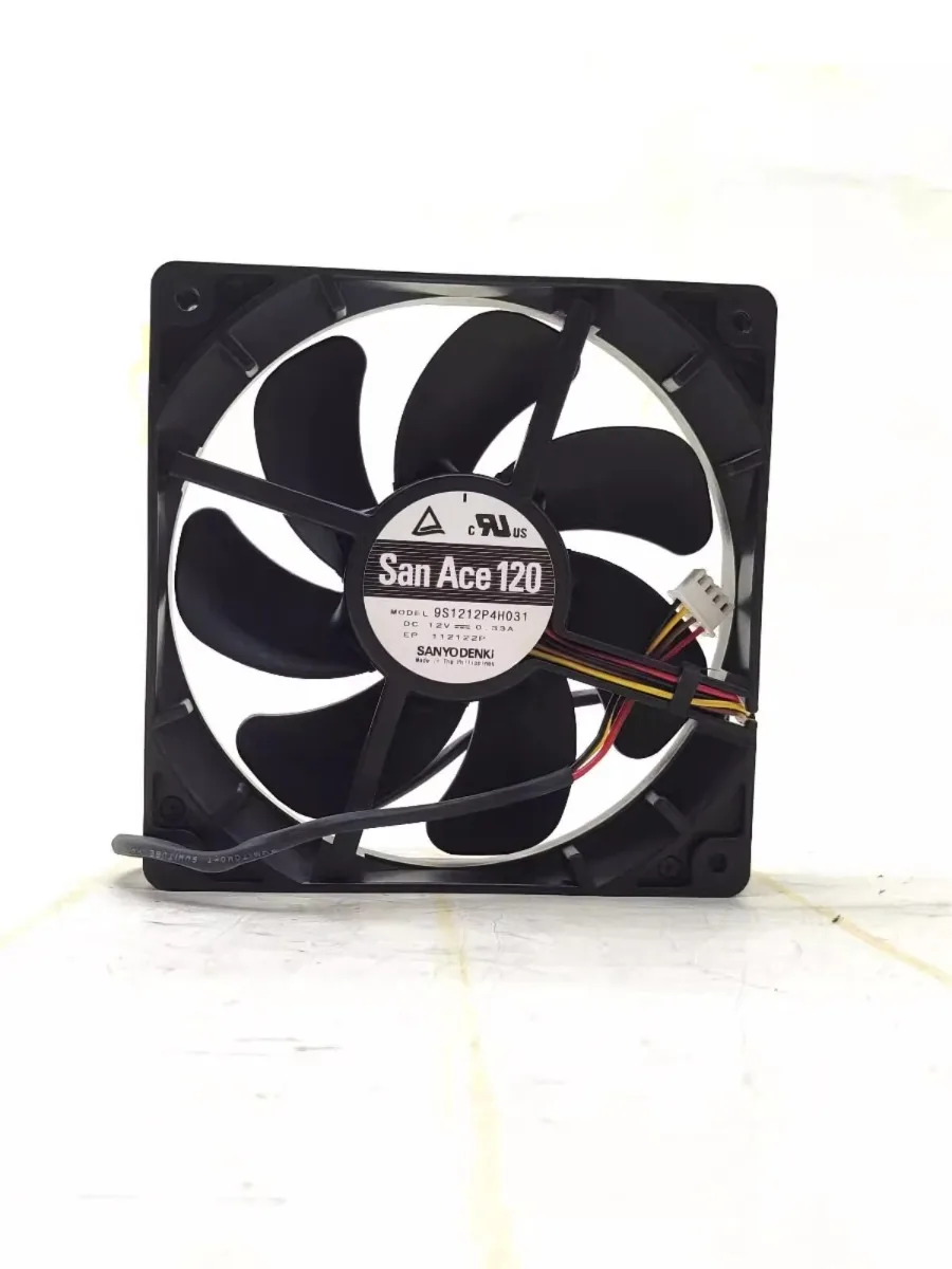 

For Sanyo 9S1212P4H031 12025 DC12V 0.33A 4-Wire Speed Control Cooling Fan
