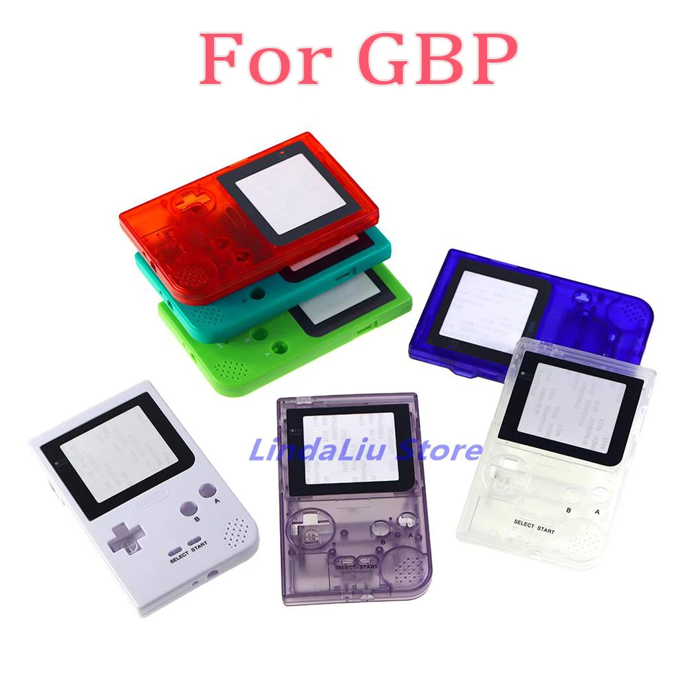 

5sets Replacement full Shell Housing case with screen Lens with buttons For GameBboy Pocket For GBP Game Console