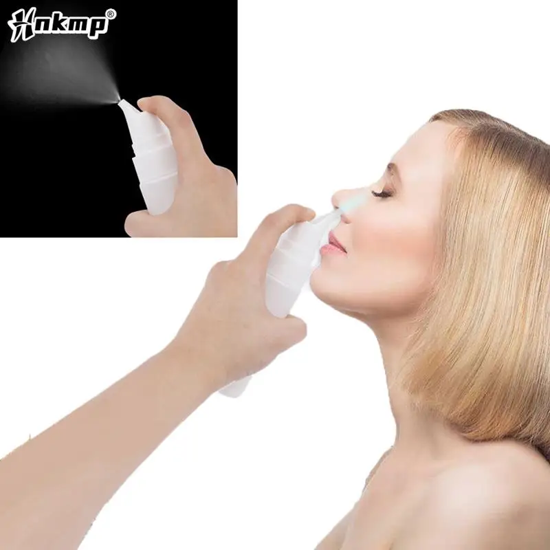 20/30/50/70ml Nasal Spray Bottle Mist Sprayer HDPE Plastic Durable Nose Wash Empty Container Hand Pump Nasal Spray Bottle