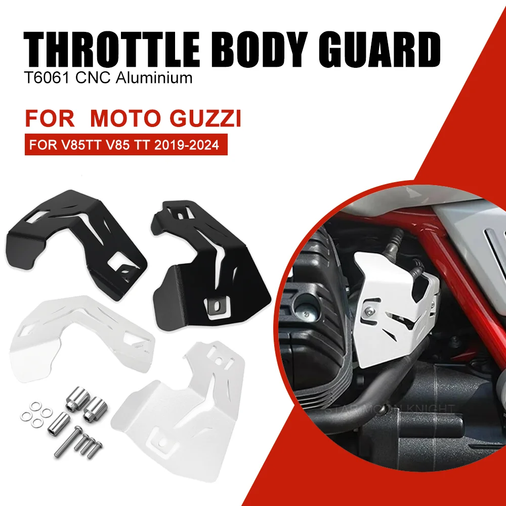 

Motorcycle Accessories For MOTO GUZZI V85TT V85 TT all Year Aluminium Throttle Body Guard Protector Protection Cover Accessories