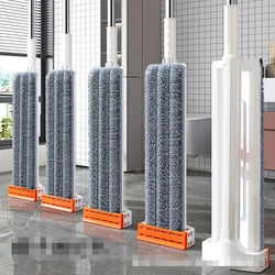 Flat Floor Mop Squeeze Mop Hand Free Wringing Floor Cleaning Mop Replace Microfiber Mop Pads Lazy Mop Wet Dry on Hardwood Tile