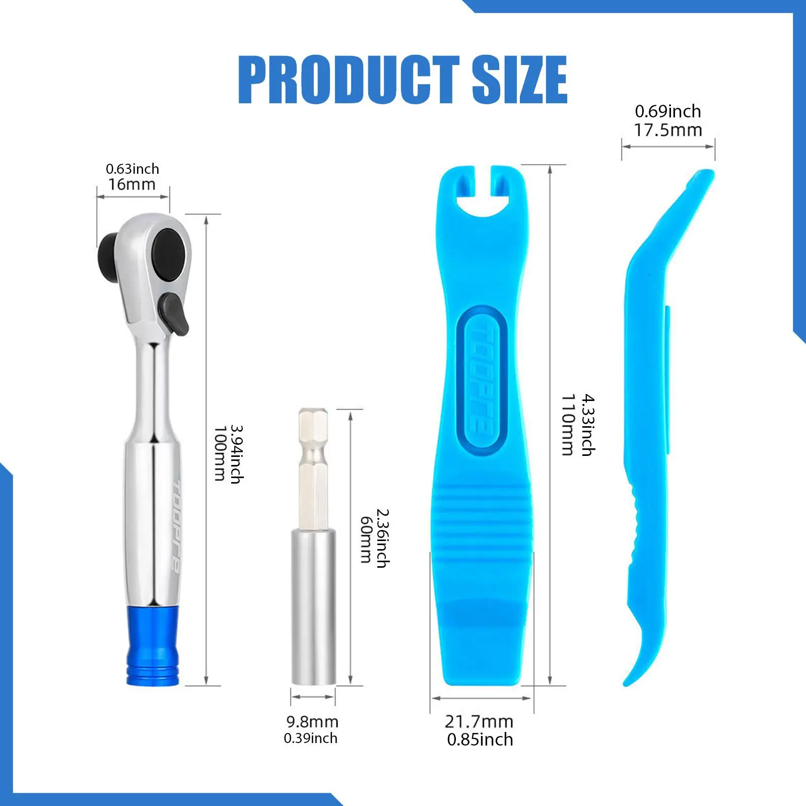 

Портативный набор гаечных ключей с трещоткой, металлический многофункциональный инструмент с удлинителем для велосипедов и домашнего использования