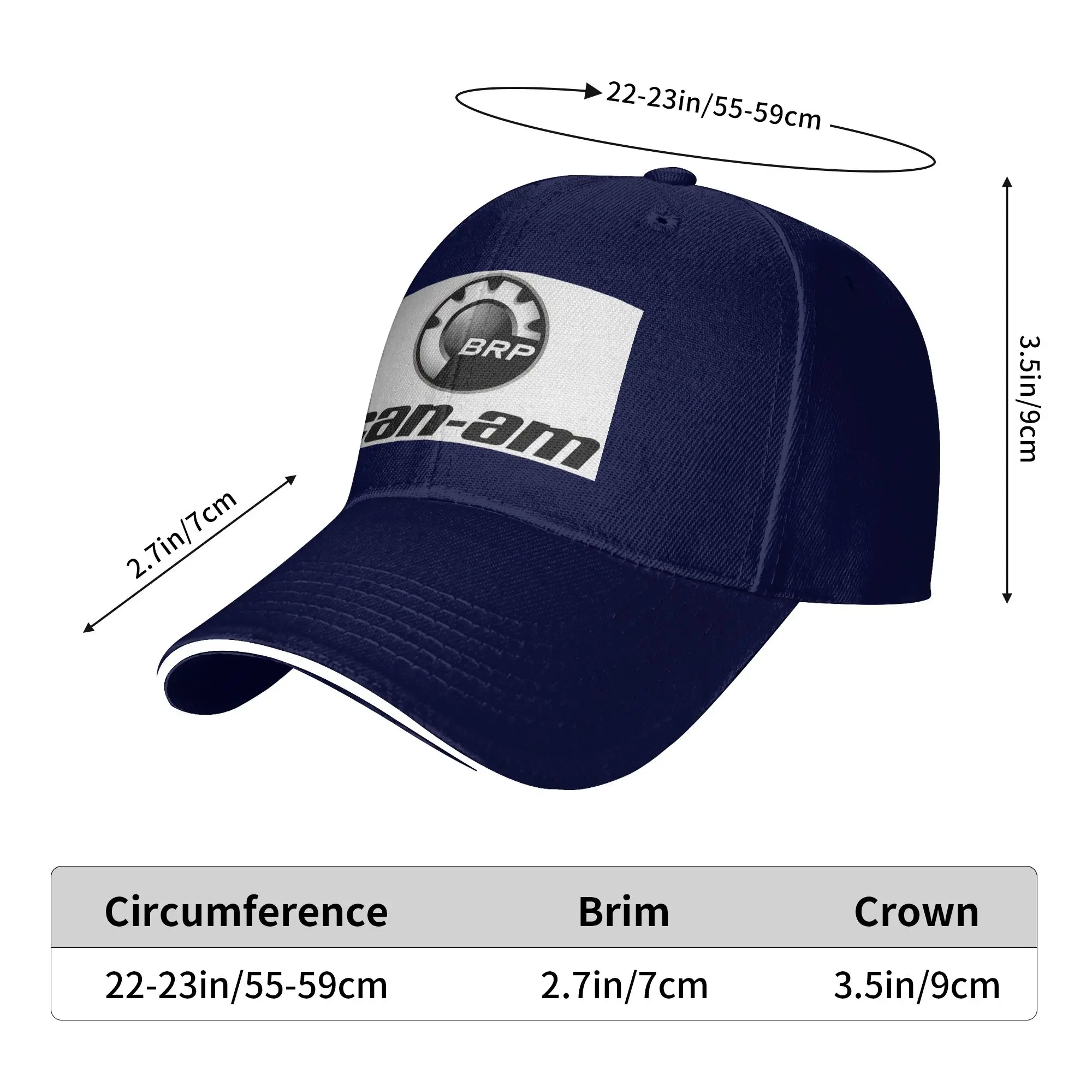 BRP Can Am Cap Casual Baseball Caps Adjustable Hat Hip Hop Summer Unisex Baseball Hats Customizable