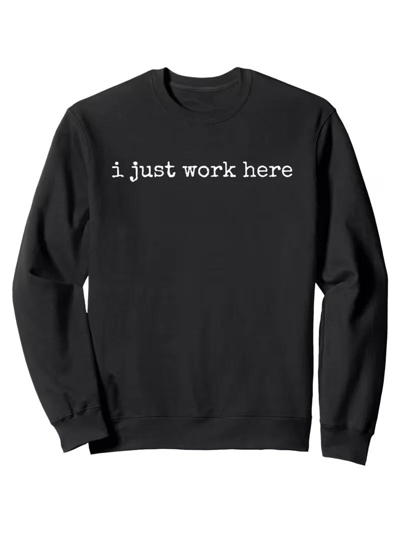 

Мужская толстовка с круглым вырезом, забавный графический принт, черная уличная толстовка с круглым вырезом для повседневной повседневной носки, рождественский длинный рукав