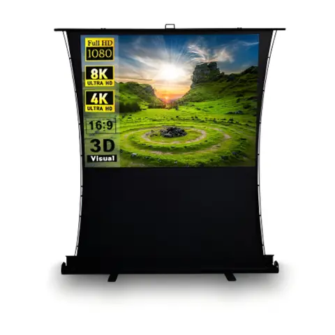 엑스젠 80인치 16:9 PET 유압 탭텐션 EXZEN SPM80W 빔프로젝터스크린 프로젝터스크린 빔스크린 Projector Screen