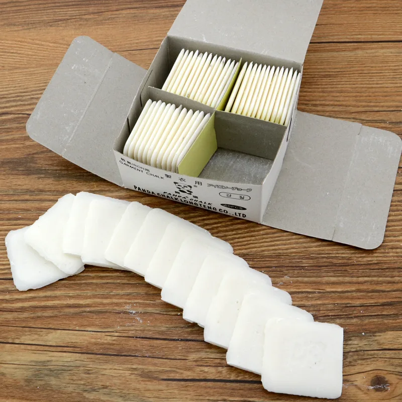 50Pcs/Pack White Tailor Chalk Home DIY Fabric Sewing Dressmakers Clothing Pattern Making Chalk Sewing Tools Accessory