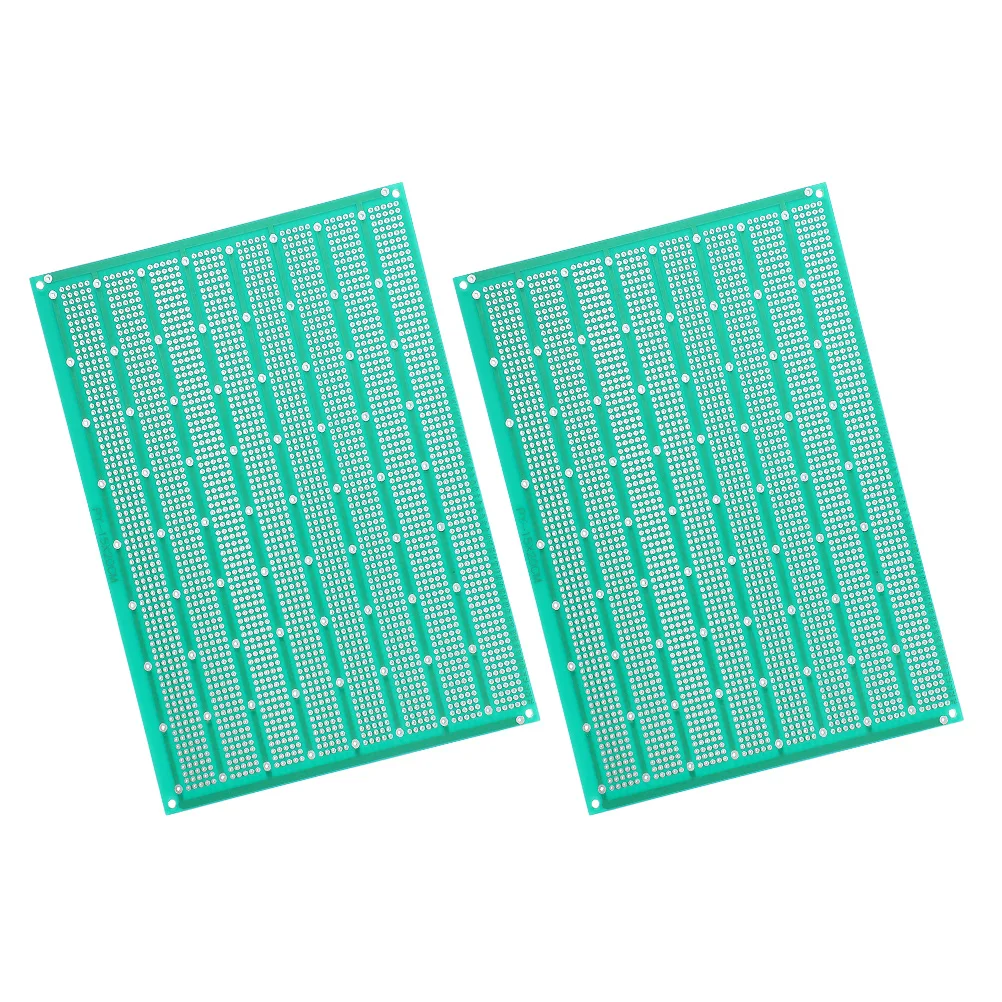 

2Pcs Circuit Board Universal Single Side Solderable Functional Electronic Experiment Perforated Pcb