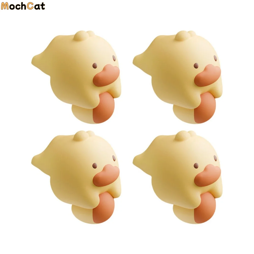 

4pcs T Shaped Table Corner Protectors Soft Self-Adhesive Protection Edge Cover Security PVC Angle Guard Furniture Accessory