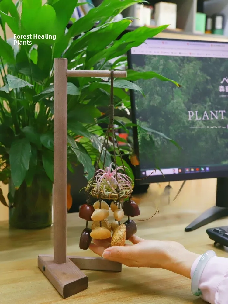 Minozhiu Pineapple Swing Seed  Handmade DIY Office Desktop Decoration Gifts Creative Home Decorative Hanging Ornaments