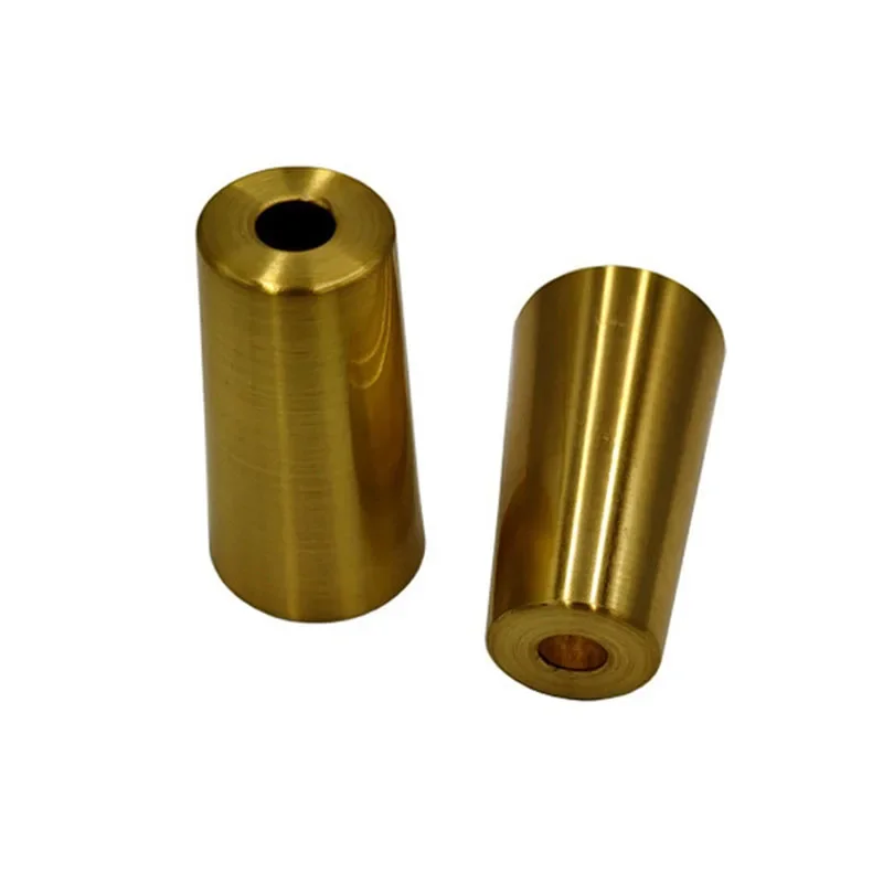 Golden Cone-shaped Imitation Copper Foot Cover Furniture Accessories Wooden Leg Protection Cover Table Chair Decoration Cover