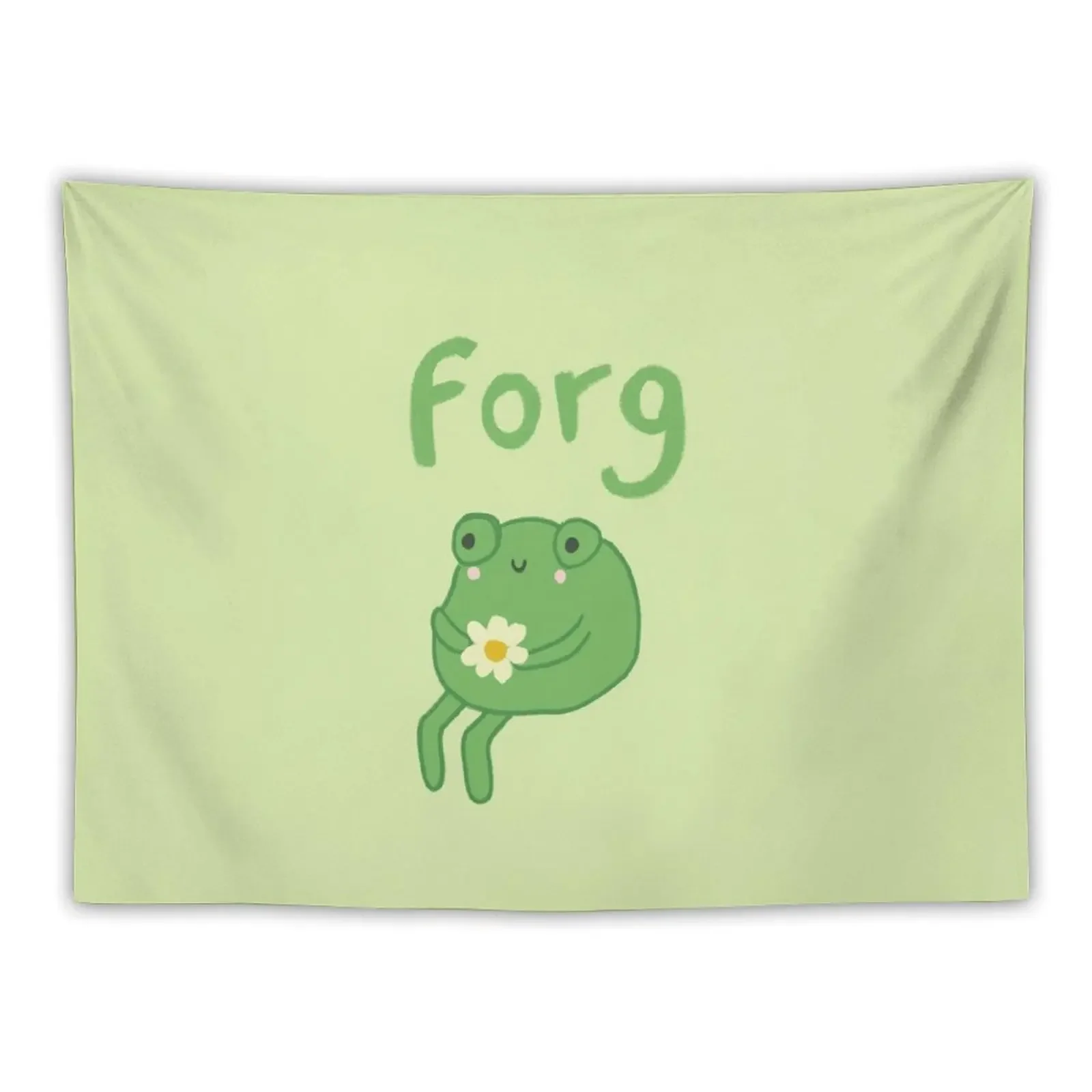 

Frog Birthday Cake Meme - Cute Cottagecore Aesthetic Frog - With Frogge Sticker pack - Toad Sitting with Flower Funny Tapestry