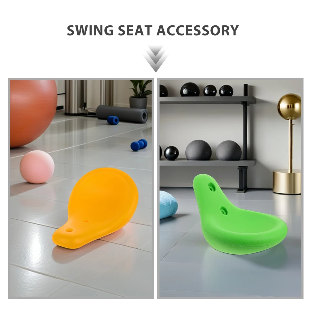 2 stuks schommelstoel vervangende plastic wipstoel voor buiten kinderspeelplaats Stevige comfortabele schommelaccessoires voor achtertuin