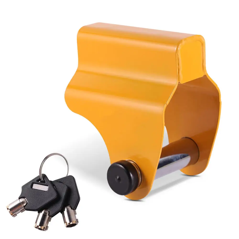 Heavy Duty Anti-Theft Trailer Lock, Zinc Alloy Coupler Lock for RV Semi Trailer Truck, Universal Latch Lock (In Stock)