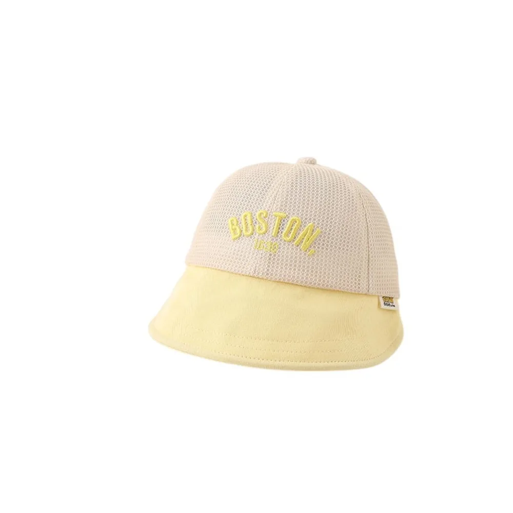 

Fashion Letter Baby Baseball Cap Hollow Sunscreen Children Sun Hat Visor Peaked Hat Outdoor Peaked Hat Boys Girls