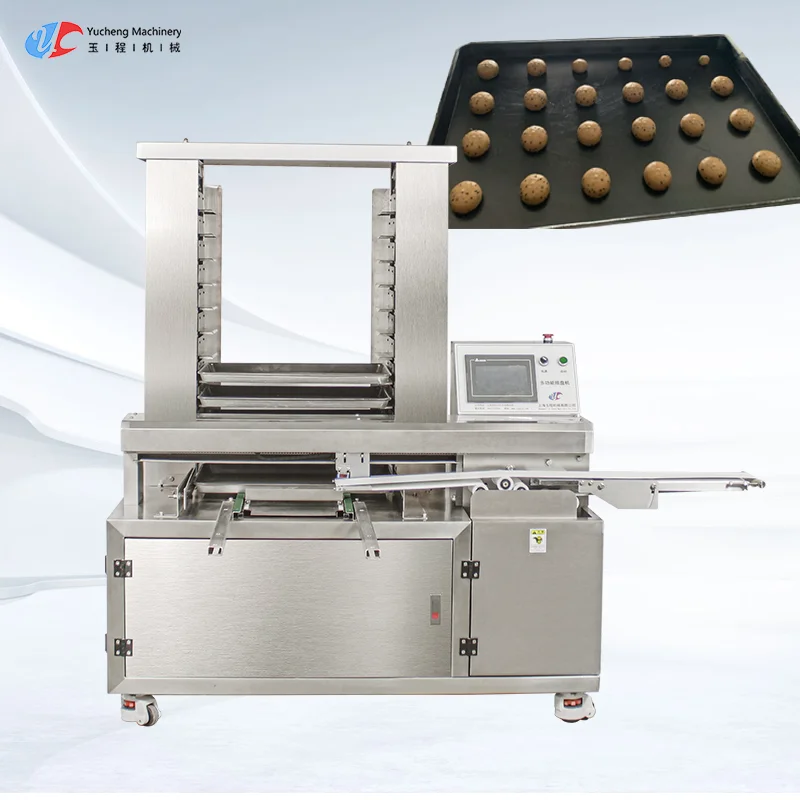 YC-165 Fully automatic stainless steel plate placing machine with adjustable arrangement