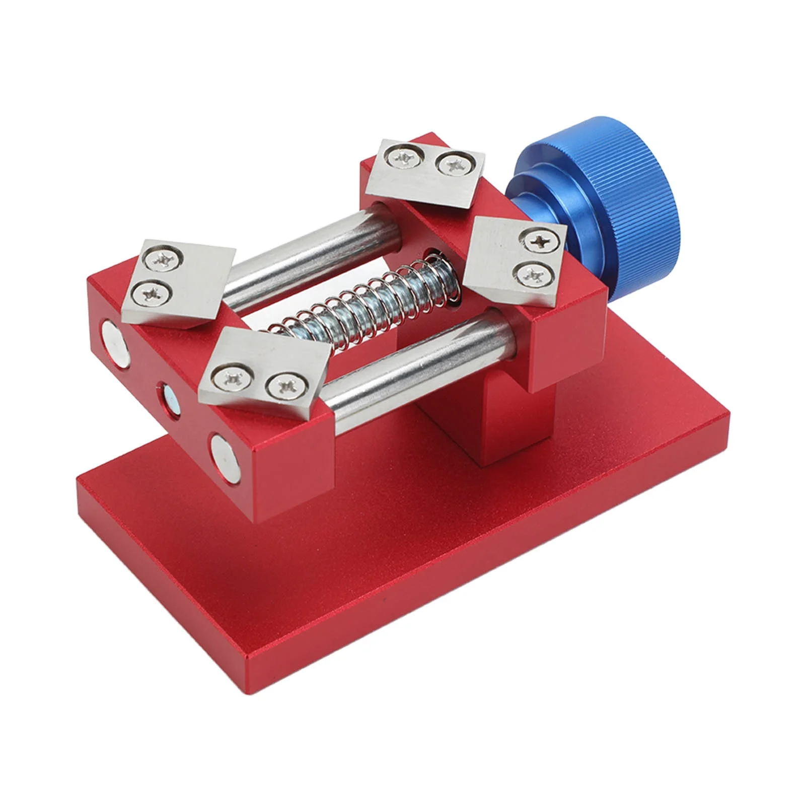 

Watch Bezel Remover Tool 4 Hardened Blades Strong Compression Spring Stainless Steel Bezel Opener Watch Repair Tool Red