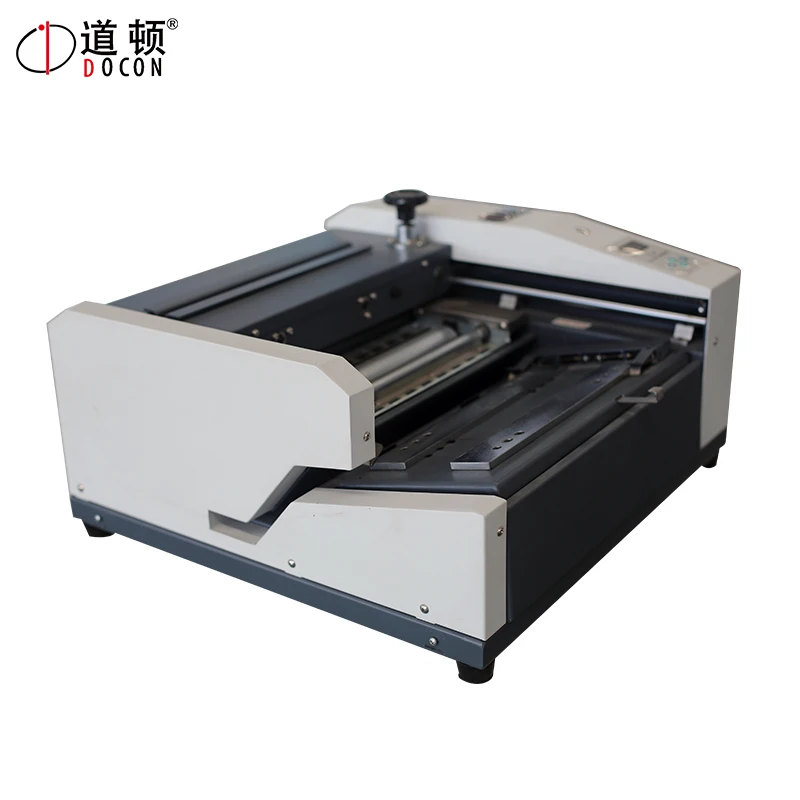 High Quality Easy Operate Semi Automatic Desktop Glue Binding Machine for Book Binder Office Use DC-8800A