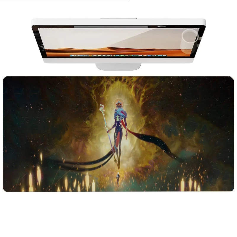 

Коврик для мыши из искусственной кожи Radiant Magician, офисный настольный коврик, коврик для мыши, компьютерный коврик скоростного типа, игровой коврик для ноутбука, клавиатура с героями мультфильмов