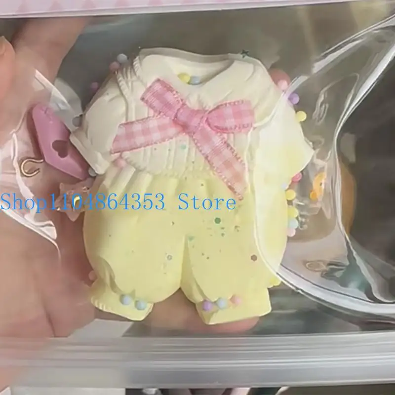 652F Silicone Mold Soft Clothing Mould Baby Clothes Casting Mold Waterproof Making Mould for DIY Accessory