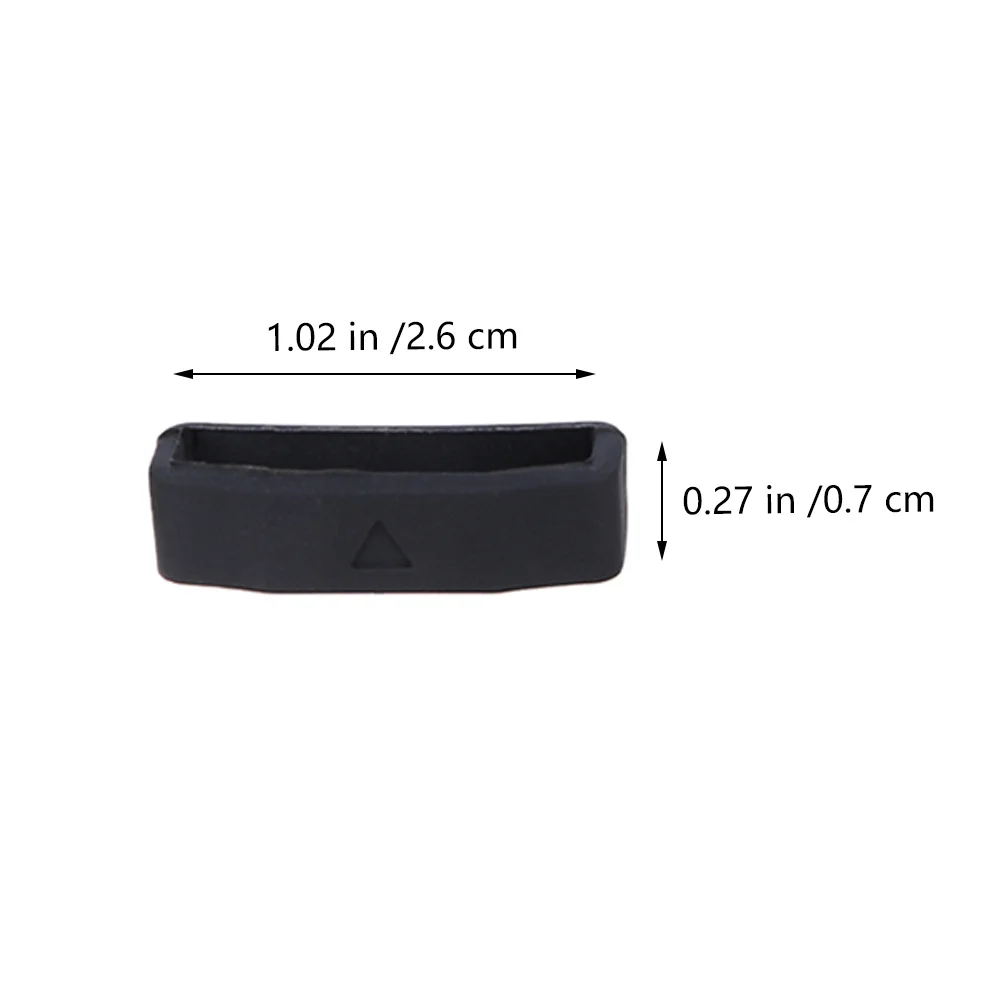 

6pcs Silicone Bands Keeper Flexible Durable Replacement For Watch Strap Loop Retainer Ring Watch Accessories