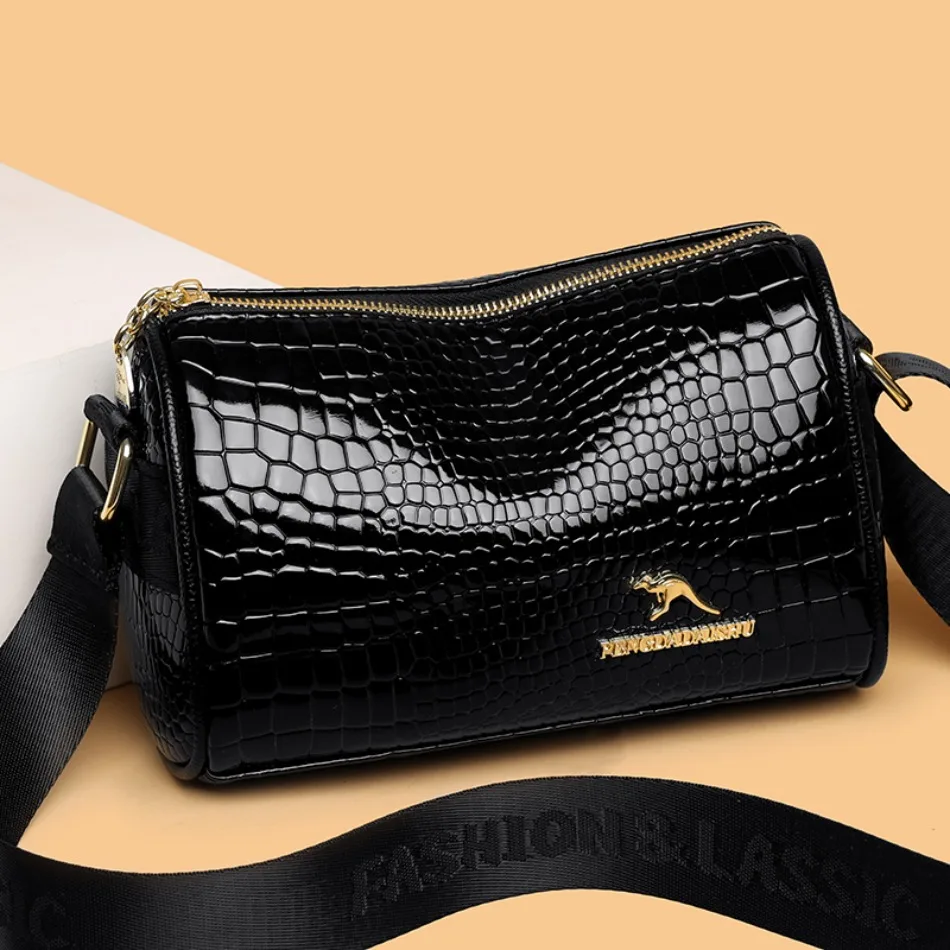 Luxury Solid Color Stone Pattern Crossbody Bag Designer Purse Handbag Women Bags Ladies Shoulder Messenger Bags for Women 2024