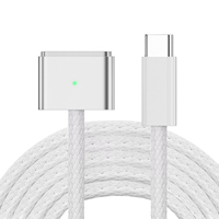 140W Magnetic PD USB Type C to Magsafe 3 Fast Charging Cable For Macbook Pro Air 16 14 M2 LED Indicator Charger Cord Accessories